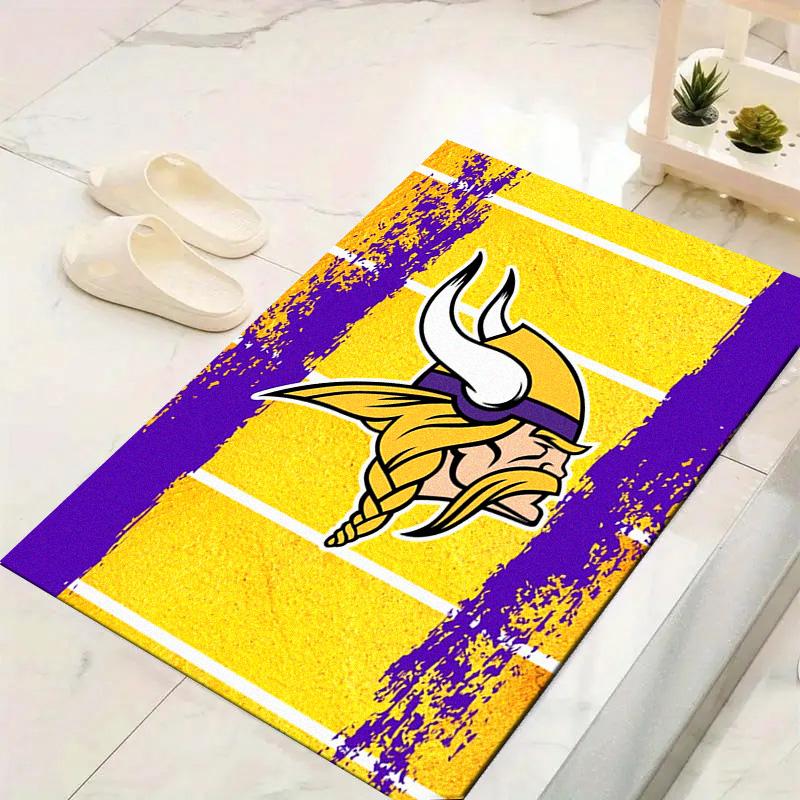 Minnesota Vikings Carpet Rug for Living Room Bedroom Home Sofa Decoration, Kids play Non-slip Floor Mat
