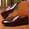 Мужские туфли-лодочки с острым носком, роскошные лакированные, для вечеринки, свадьбы, высокого качества, лоферы, мужская формальная обувь, новые