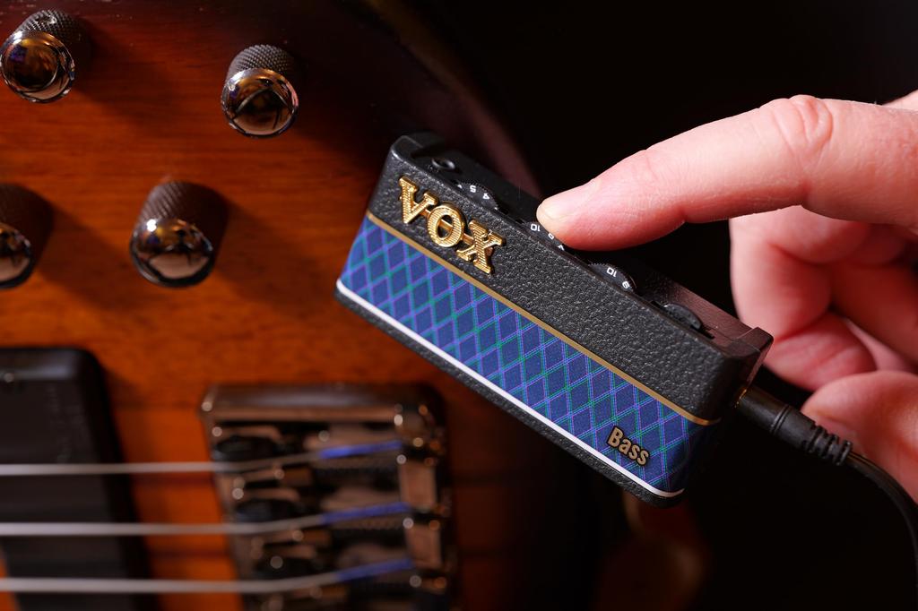 VOX Bass Headphone Amplifier amPlug 3 Bass Cables Amp Sound Compact/No required/Home practice/Battery powered/Built-in effects/Bass AP3-BA