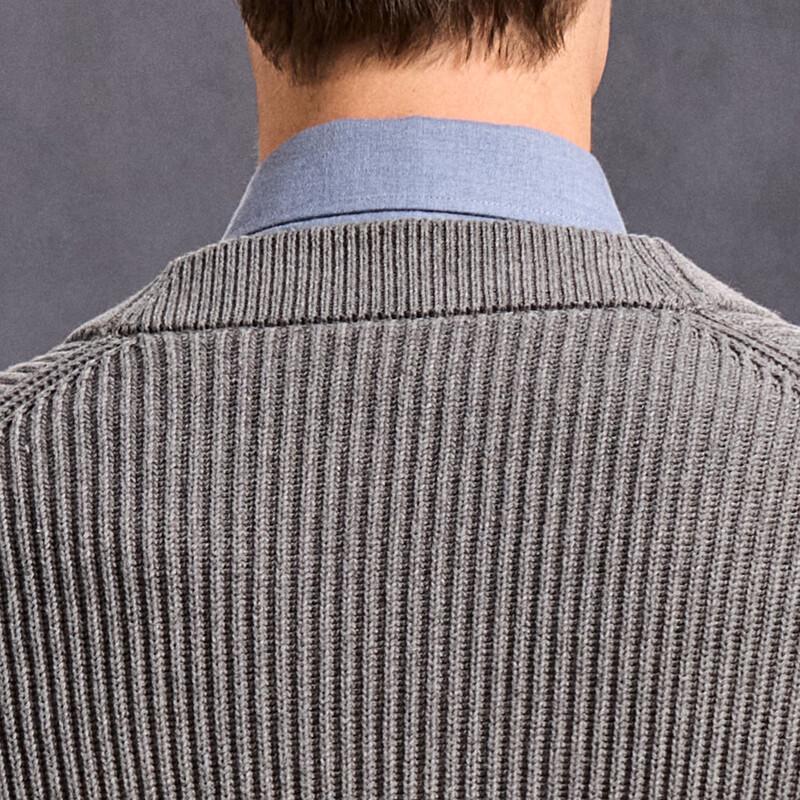 Мужской кардиган Antonio в стиле «old money», из тяжелого 100% хлопка