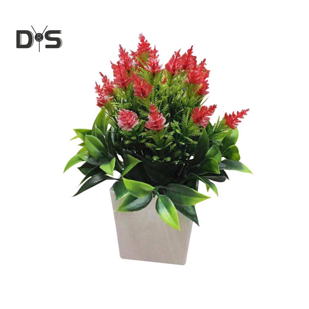 Цветущий букет, искусственный сосновый стержень, бонсай, растение, пейзаж, домашний сад, декор