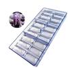 18 Well Oval Pills Shape Candy Mold Transparent Plastic Chocolate Molds Baking Accessories Sugarcraft Molding Tool