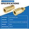 2025 Trend Brass Quick Connect Coupler And Plug Universal 1/4" NPT For Air Fittings Kit High Flow Industrial For Air Compressors