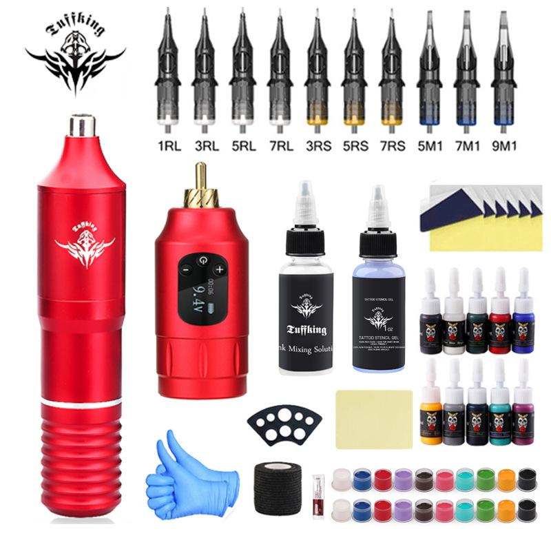 Tattoo Pen Cartridge Wireless Tattoo Machine Kit Beginner Rotary Machine Type Machine Kit Complete Tattoo Kit Tattoo Supplies