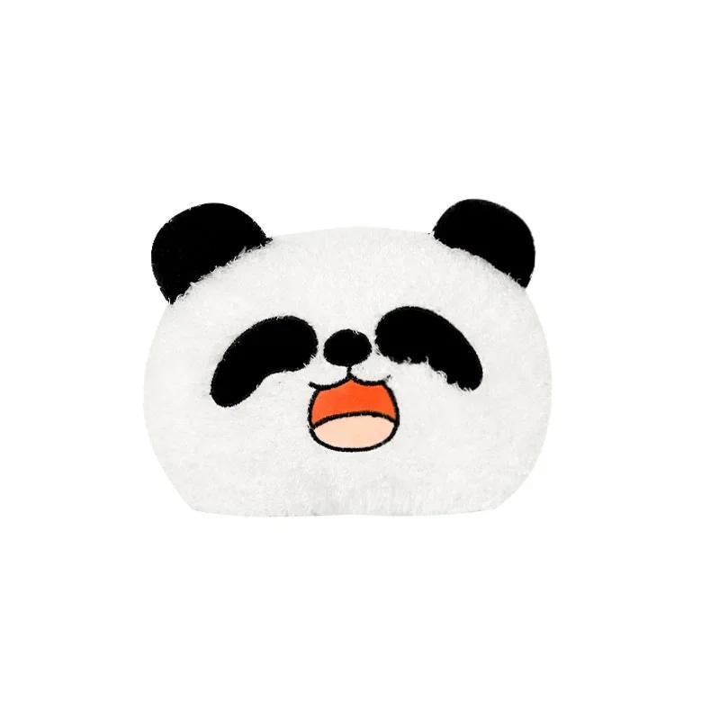 Universal Panda Car Seat Cushion Full Set Fashion Breathable Universal Seat Cushion Cover Anti Slip Panda Interior Accessories