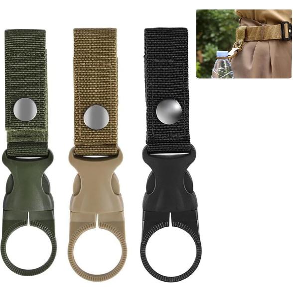 Bottle Belt Holder Outdoor Bottle Holder Belt Water Bottle Clip Holder Buckle for Camping Hiking Travelling 4