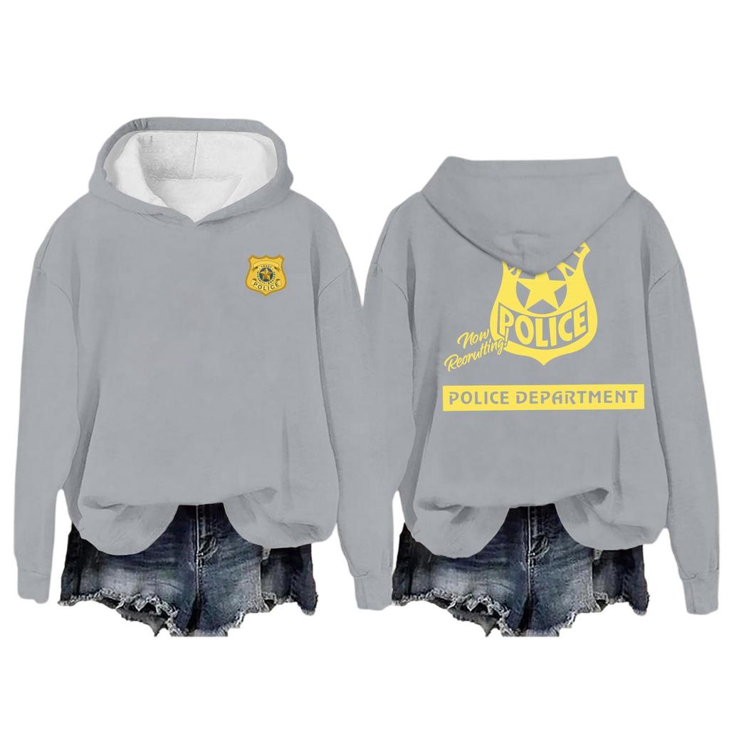 Women's Casual Long-Sleeved Pullover Hoodie With Print