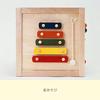 Bon Furniture Детская игрушка Подставка для игрушек с петлями Подставка для игрушек Музыкальный инструмент Головоломка в форме лабиринта Блок для сопоставления чисел