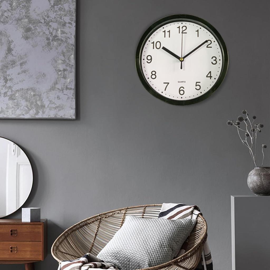 Simple Three-dimensional Digital Wall Clock Stylish Silent Punch-free Wall Mounted Clock for Study Bedroom Kitchen Sending