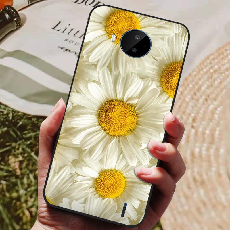 Для Nokia C20 Чехол Мягкий ТПУ Силиконовый Мультяшная Задняя Крышка для Nokia C20 Plus Чехлы для Телефона ТПУ Черный Бампер для NokiaC20 C 20 Plus