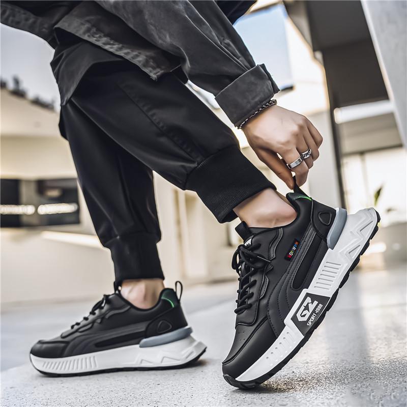 Men's Platform Sneakers Designer Height Increasing Casual Shoes Luxury Tennis Training Shoes Non Slip Thick Sole Footwer for Men