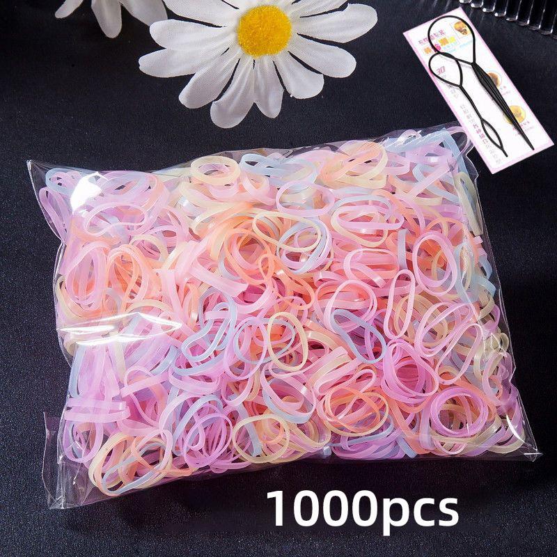 Одноразовые резинки для младенцев, милые дети, без вреда для волос, маленькие резинки для завязывания волос, аксессуары для волос, повязки на голову, петли для волос.