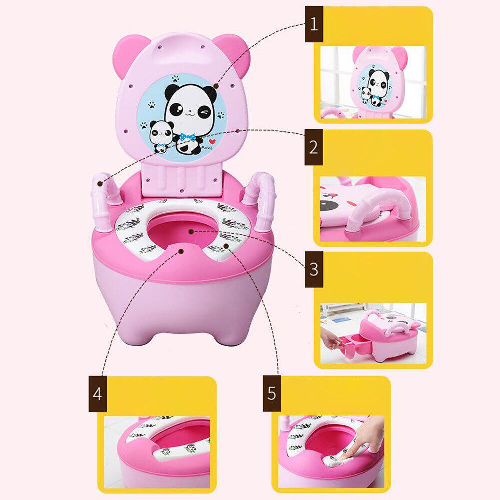 Baby Pot Children Toilet Sea Kids Potty Training Seat Baby Toilet Bowl Cute Cartoon Pot Training Pan