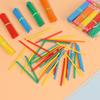 Preschool Education Counting Wood Sticks Montessori Teaching Early Learning Kids Mathematics Toy