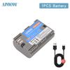 AJNWNM 2680mAh USB LP-E6 LP E6 LPE6 LP E6N Battery Akku for Canon 5D Mark II III 7D 60D EOS 6D 70D 80D EOS 5DS R Cameras