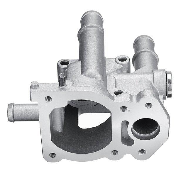 Silver Aluminum Thermostat Housing & Cover Set for Chevrolet