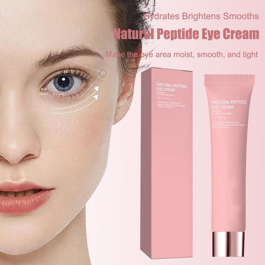 Пептидный крем для кожи вокруг глаз Укрепляющий крем для кожи вокруг глаз Уменьшает мешки под глазами, морщины, темные круги и мгновенно устраняет морщины на лице