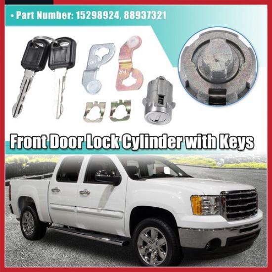 Цилиндр замка двери с 2 ключами № 15298924 для Chevrolet Silverado Suburban
