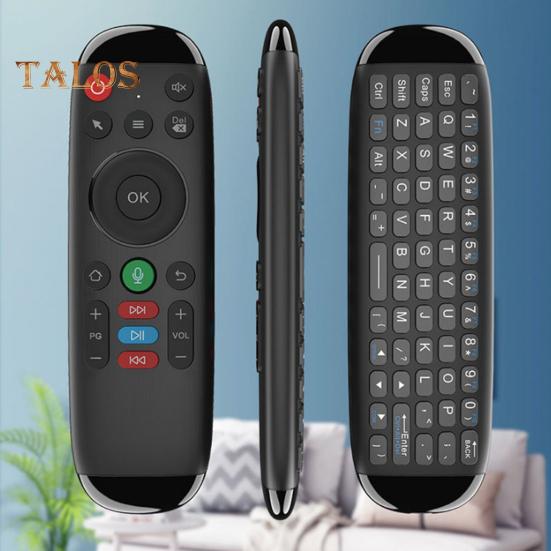 Air Mouse Remote Control with Keyboard 2.4G RF Gyro Sensor Wireless Fly Mouse Remote Mini PC Satellite Receiver for Android Smart TV Box