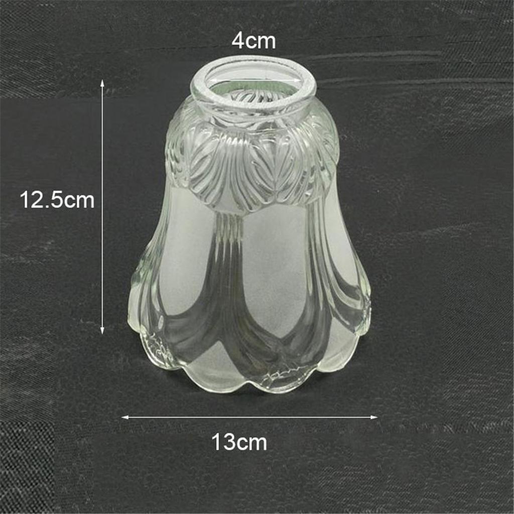 Сменный стеклянный абажур в винтажном стиле, прозрачный аксессуар для коньяка, глобусные светильники с конусным абажуром для потолочного вентилятора, настенные светильники