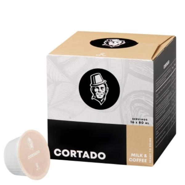 Cafe Capsule Dolce Gusto Compatible Cortado 16 Capsules