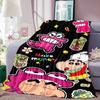 This Crayon Shin-chan cartoon blanket is made of warm and comfortable flannel and is suitable for bedrooms, sofas, beds, chairs,