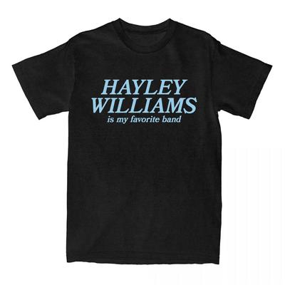 Моя любимая футболка с принтом группы HAYLEY WILLIAMS Модная свободная футболка с коротким рукавом Хлопковые футболки Унисекс Уличная одежда Одежда с принтом