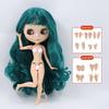 ICY DBS Blyth Doll White Skin Glossy Face Matte Face Joint Body with Hand Set A&B 1/6 Bjd Suitable Diy Makeup Special Price