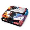 Cute Fox Blanket Quality Warm Cozy  Throw Blanket Winter Travel Living Room Novelty Bedspread