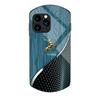 Protective Case Compatible with iPhone 11/12/13/14/15/SE/Max, Anti-Fall, Full Coverage Oval Wood Grain Design.