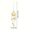 1pc Star Moon Wind Chime Pendant Cross Border Exclusive Crafts Garden Decoration Pendant Sun Catcher