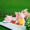 Miniatures Animal Pink Pig Landscape Ornaments Resin Cartoon PigCar Decoration  Ornaments Gift