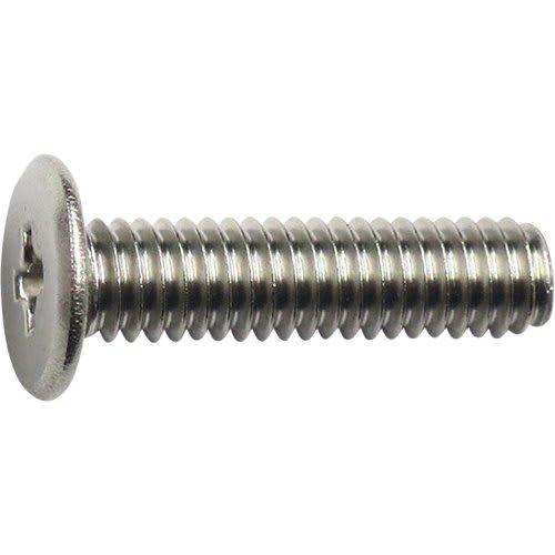 TRUSCO Ultra Low Head Machine Screw Stainless Steel M4X20 10 Pieces TFSS0420