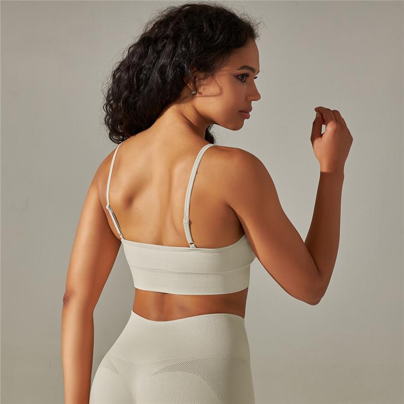 Nessaj Женский спортивный бюстгальтер для тренажерного зала и фитнеса, нижнее белье для йоги, спортивный топ с пуш-ап, жилет без рукавов для бега