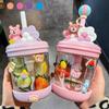 470ml Tritan Tumbler With Straw Water Bottle For Girls Free Shipping Items Cute Travel Mug Wholesale Portable Sport Drinking Cup