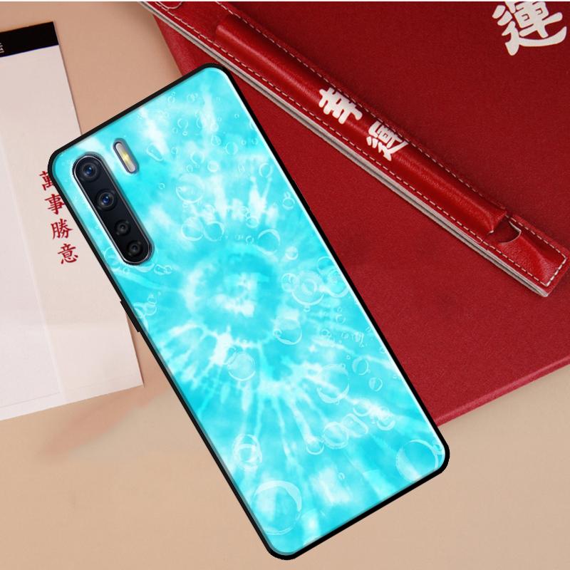 Heart Tie Dye Case For Oppo A78 A38 A80 A60 A40 A18 A98 A58 A96 A76 A16 A94 A74 A54 A15 A17 A57 A77 A5 Pro