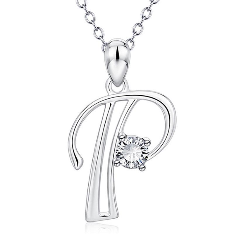 Ожерелье с подвеской Weiya Wish Diamond Alphabet — модное и стильное
