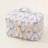 High-Capacity Fabric Cosmetic & Pencil Case - Japanese Ins Style Wash Bag