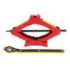 Scissor Jack Kit with Labor Saving Handle Portable for Car Lift 1763LB 0.8 Ton Capacity