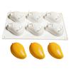 Eco-Friendly 3D Mango Silicone Cake Molds for Fun Kitchen Dessert Baking