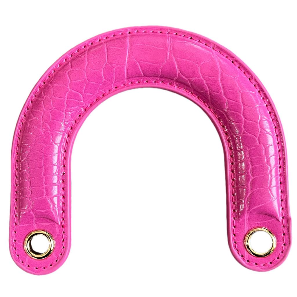 Curved PU Bag Strap Handle - Replaceable Handheld Bag Accessory
