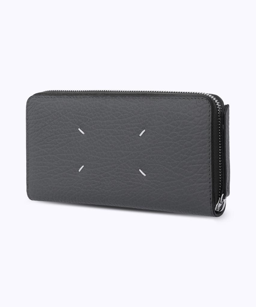 Maison Margiela Zip Around Continental Wallet - Grey / S56Ui0110P4455T8127