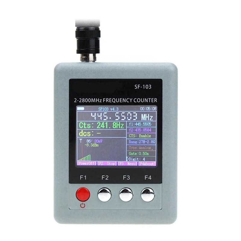 SF-103 Частотомер DMR Цифровой Сигнал Тестируемый 2 МГц - 2800 МГц CTCSS/DCS Частотомер US Plug