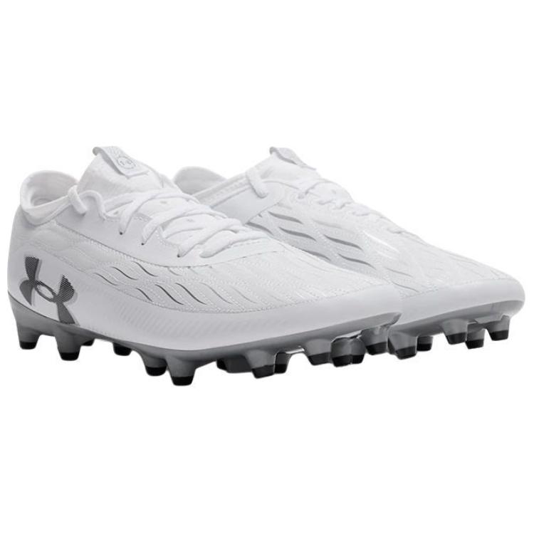 Under Armour Magnetico Select 4 FG White Black Unisex Sneakers 3027707-101