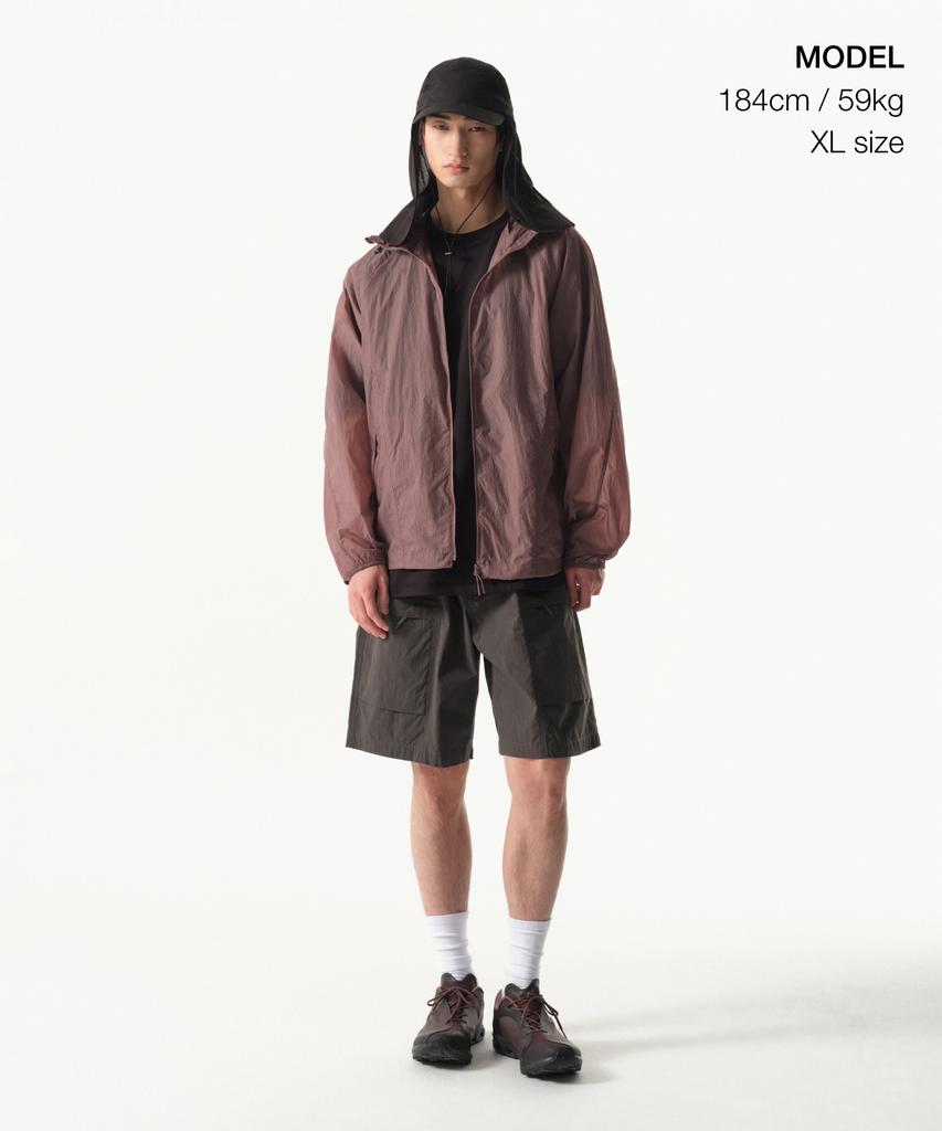 Musinsa Standard [City Leisure] Sheer Windbreaker Jacket [Smoke Pink]