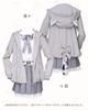 [JIURUN] Uniform One Piece Lolita Cosplay High School Girl Crossdressing Lolita Clothes Large Size Mori Girl One Piece Uniform Blazer Skirt JK