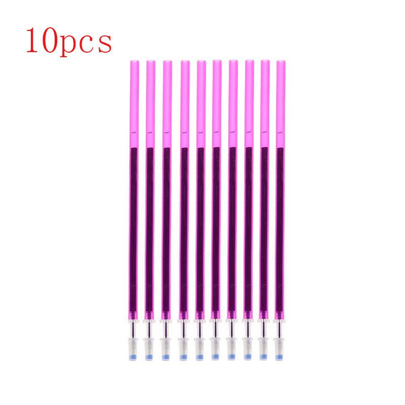 10/20Pcs 0.5mm Ink Gel Pen Erasable Refill Rod Erasable Pen Washable Handle School Writing Stationery Pen Refills