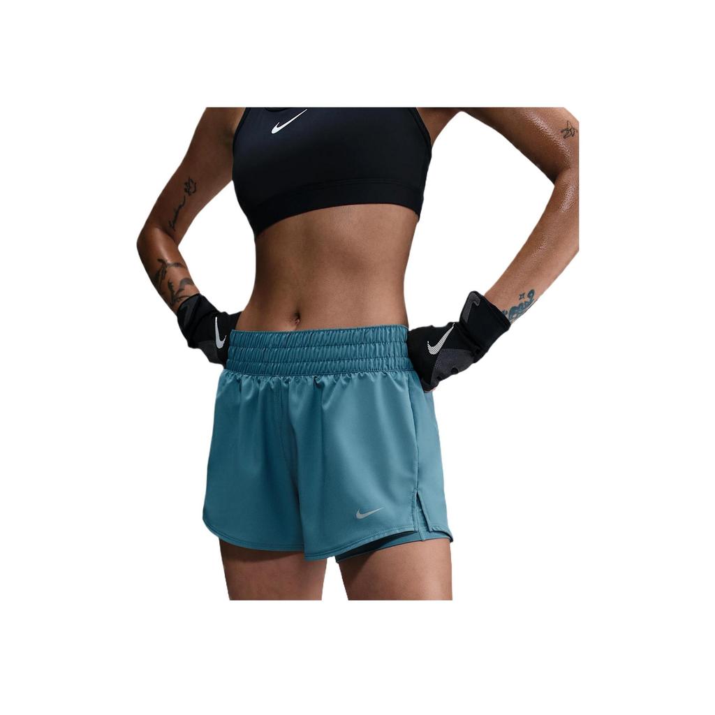 Nike Стильные удобные мягкие повседневные шорты Dri-Fit Женские шорты Дымчато-синие DX6013-006