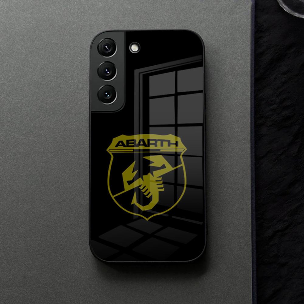 A-ABARTHEs Италия Чехол для телефона автомобиля Стекло Для Samsung Galaxy S21 S25 S22 S20 S24 S23 Ultra Fe Plus A16 A34 A54 A24 Чехол