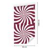 Hippie background wallpaper pink, white and light gray 50x1000